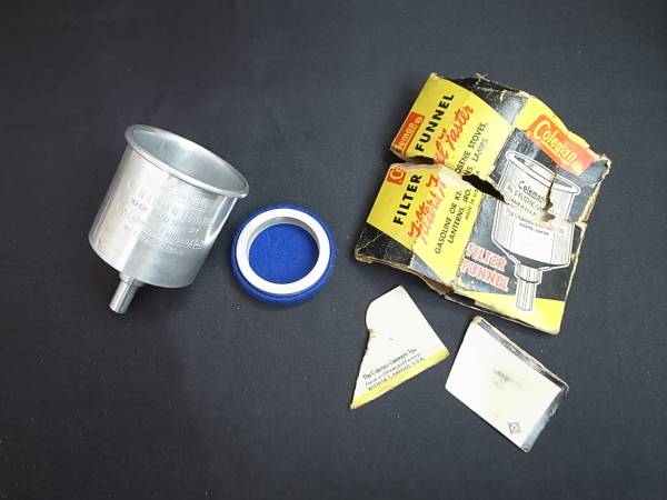 レア☆コールマン ファンネル フィルター 箱付★デットストック