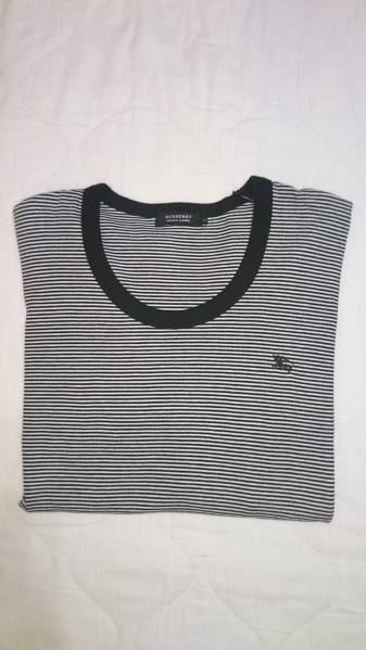 バーバリー ブラックレーベル 長袖ボーダーカットソーsize3 美品