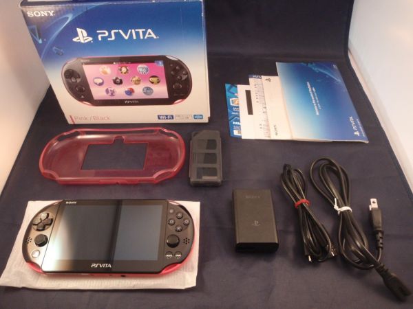 美品 PS VITA PCH-2000 ピンク 付属品完備 おまけ 即決送料無料