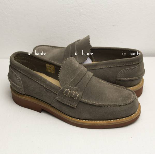 新品 チャーチ ローファー 25cm PEMBREY スウェード 60G