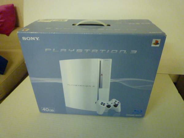 ☆ジャンク☆PS3 本体 40GB☆ホワイト☆CECHH00 赤ランプ