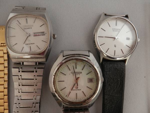 SEIKO CITIZEN 時計ダイヤル ジャンク品 ☆1円～☆SEIKO CITIZEN 他メンズ 腕時計 ジャンク品 12点☆