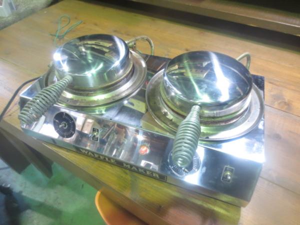 ◆ニットク ワッフルメーカー 2連式 直径180mm WM-M-1600