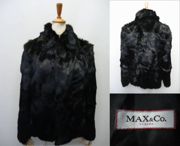 MAX&Co./マックス アンド コー】ラビット毛皮ショートコート ラビット 