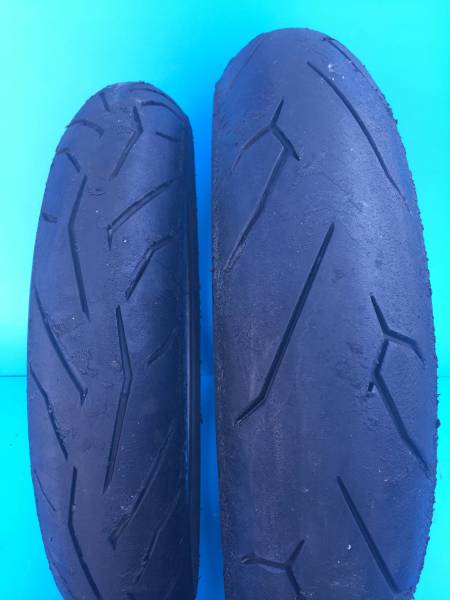 PIRELLI DIABLO ROSSOⅡ 中古 前後セット ninja250r