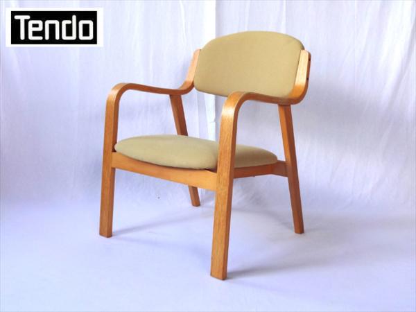 天童木工Tendoイージーチェア肘掛椅子いすカフェ151027060中古