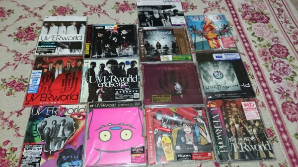 UVERworld シングル アルバム CD セット販売 UVERworld CDシングル17種(19枚)SET+アルバム1枚+冊子 ロック