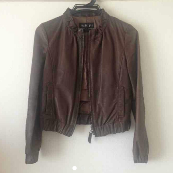 Indivi レザージャケット 5号 インディヴィ