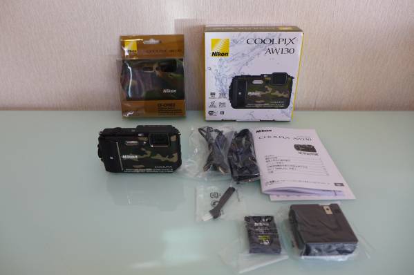 COOLPIX　AW130　カムフラージュグリーン 新同品