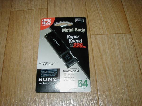 SONY USB Flash Drive 64GB USM64GQX USB3.0 226MB/s sony 【公式通販】