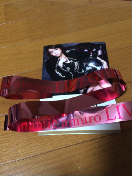 【送料無料】安室奈美恵 LIVE GENIC 非売品 LIVE銀テープ_1