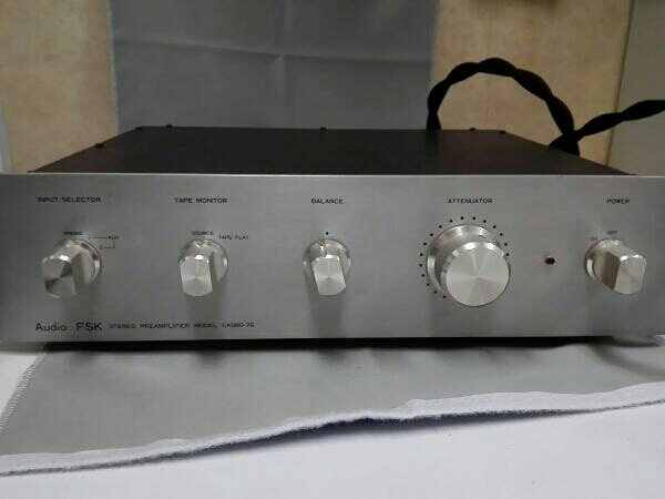 通電確認のみ［プリアンプ、コントロールアンプ］FSK CASBO-7G