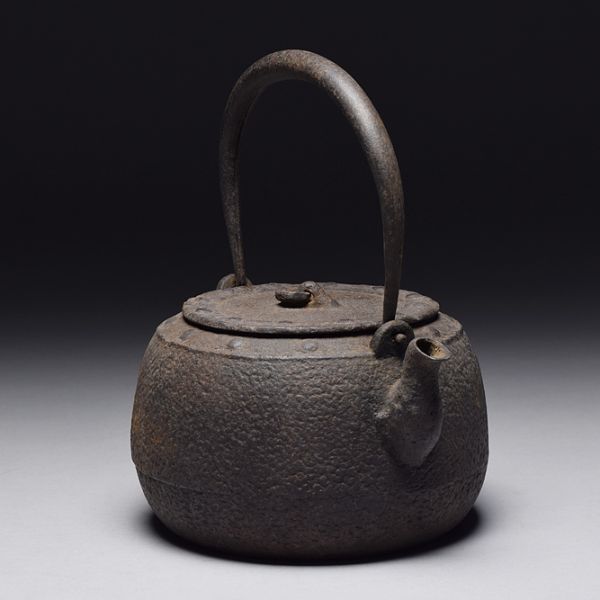 鉄瓶 鉄壺 茶道具 銅蓋 金属工芸 中国古美術.鉄瓶.鋳鉄.ケトル.手作り鉄