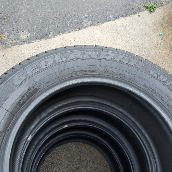 新車外し！ヨコハマ 純正ジオランダー G91 225/65R17 4本_2