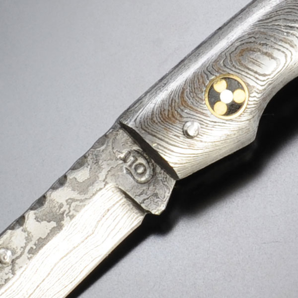 COLT 折りたたみナイフ CT813 ダマスカス鋼