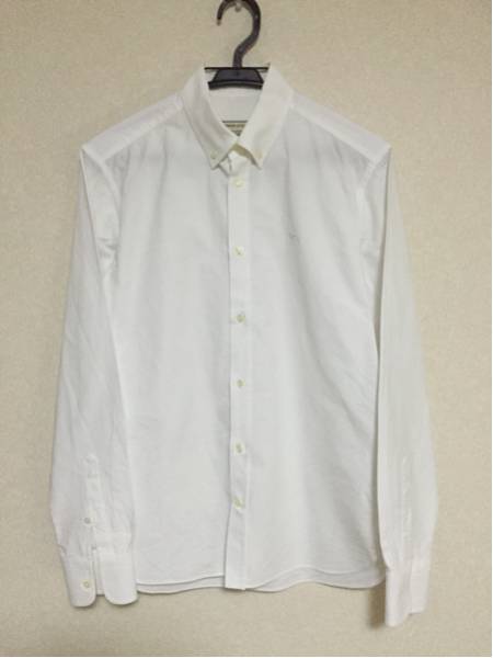 MAISON KITSUNEメゾンキツネ14AW 定番BDシャツホワイト