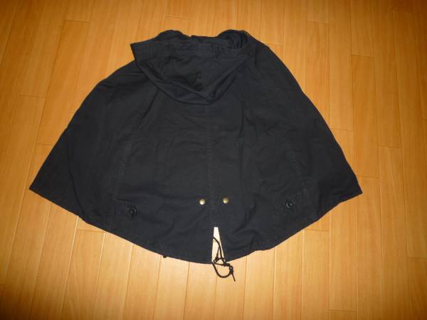 ヒステリックグラマー/ダックスタッズ付フーデッドポンチョ/新品 女性 