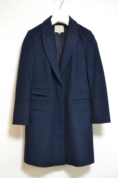 BEAUTY&YOUTH/14AW/ダブルメルトンチェスターコート/M/NV