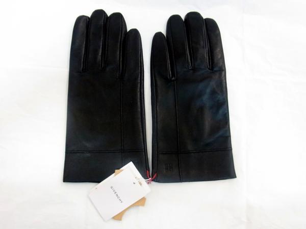 ■ジバンシー■MENS 　レザー手袋　24cm　ブラック■未使用2