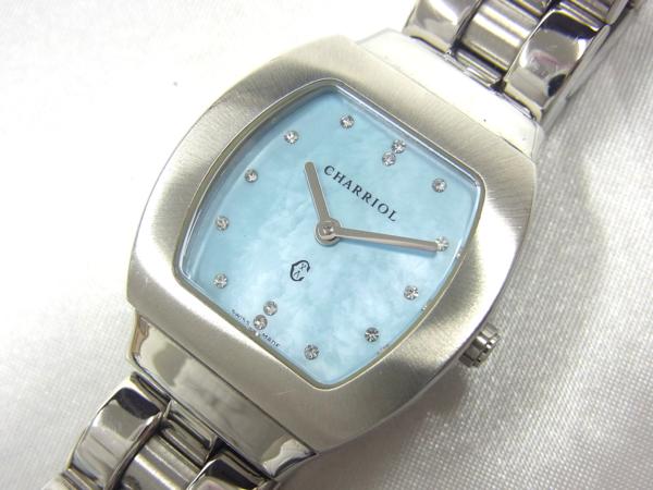 ♪ シャリオール AZURT レディース 腕時計 138 ブルー クォーツ