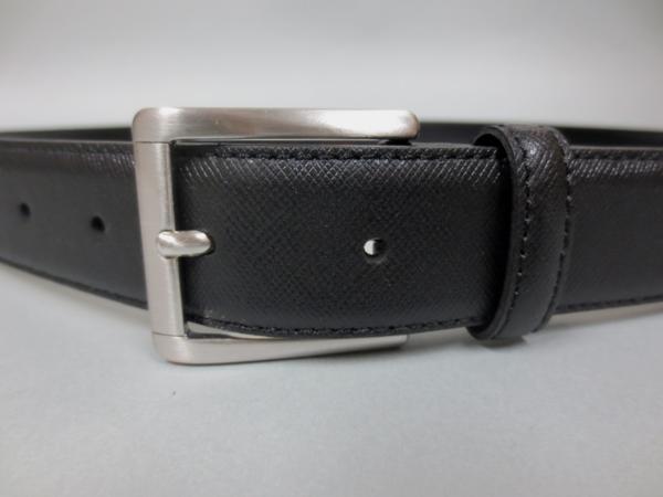 BROOKS★ブルックスブラザーズ 本革ベルト 黒 40/100 ITALY　
