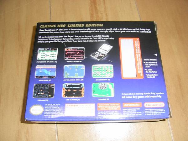 ★北米版ゲームボーイアドバンスSP　NESカラー　新品★