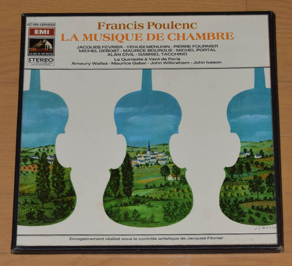 仏VSM プーランク室内楽作品集 フルニエ他