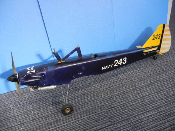 中古(ジャンク品) ラジコン飛行機 エンジン式 パーツ取り