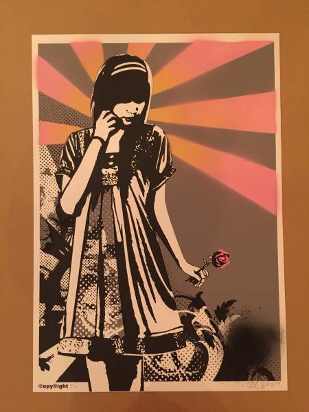 COPYRIGHT シルクスクリーン ドルク dolk banksy dismaland kaws