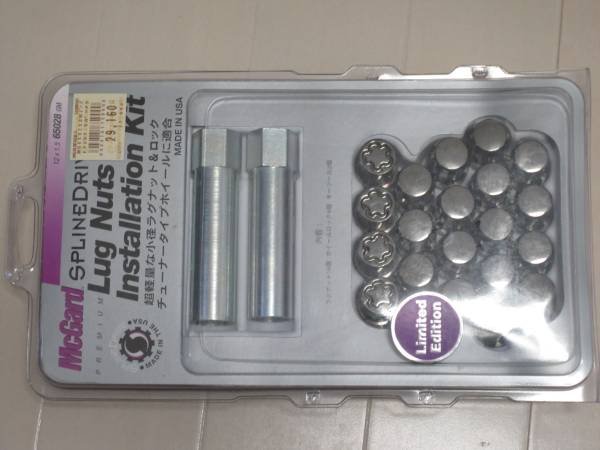 限定McGardM12×P1.5ラグナットインストレーションキット65028GM