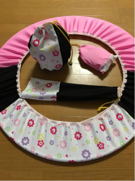 新体操フープカバー 80～90ボール クラブ ロープセット