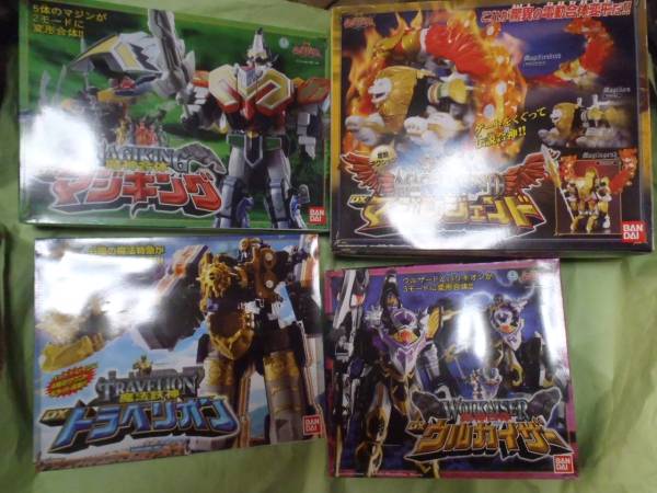 マジレンジャー/DX合体ロボ4体大集合 美品