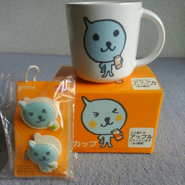 ☆Qoo　マグカップ＆クリップセット☆_1