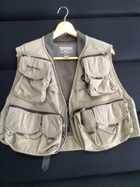 旧シムスベストＭ/Ｌ 新品イトウクラフト/ソウルズ/サクラマス