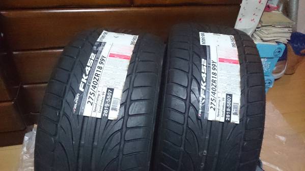 日本製未使用2本組 275/40R18 ファルケンFK452