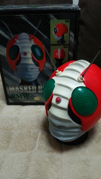 美品☆V3☆昭和☆仮面ライダー☆マスク☆RMW☆レインボー造型