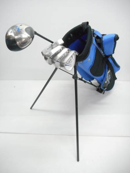 スリクソン/キャロウェイ 子供/ジュニア用 ゴルフセット 青