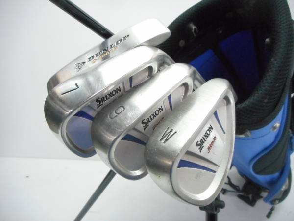 スリクソン/キャロウェイ 子供/ジュニア用 ゴルフセット 青