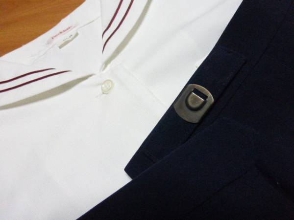 2615夏セーラー型制服★高★上下★大きいサイズ（洗濯済み）