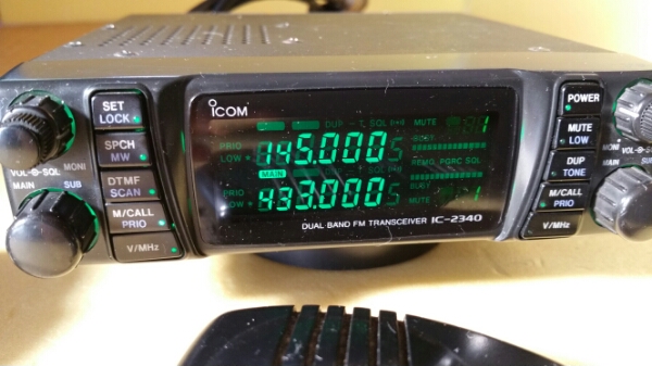 IC-2340DUAL.145Mhz.430MhzグリーンLED