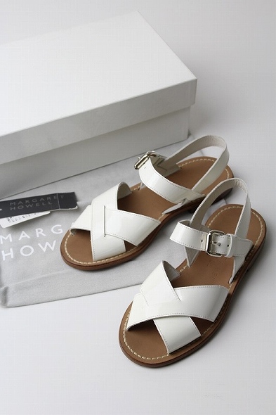 未使用品 2012SS MHL. マーガレットハウエル パテントサンダル36