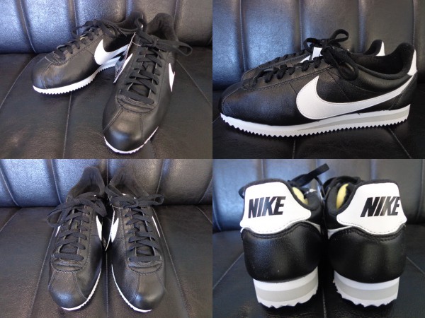 新品 NIKE ナイキ CLASSIC CORTEZ PREMIUM コルテッツ 黒白 9