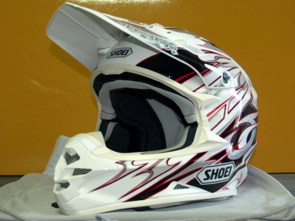 SHOEI オフロード VFX-W K-DUB 3 美品 SHOEI VFX-W K-DUB3 ケビン・ウインダム限定モデル セキュリティ