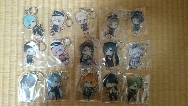 刀剣乱舞 アニカフェアクキー 第三、四弾セット 一期、鶯丸ほか