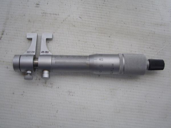 ☆A03504☆MITUTOYO キャリパ－形内側マイクロメータ IMP-50中古