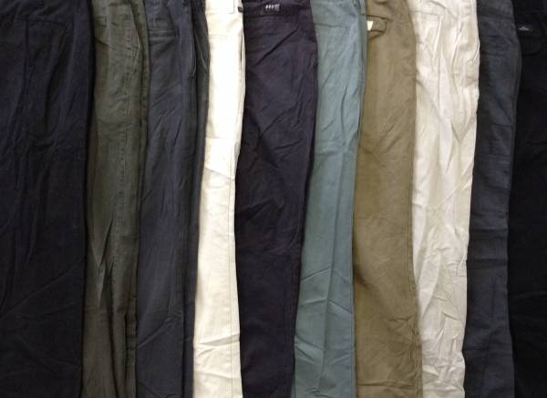 古着卸業者US輸入チノコットンパンツ10本セットW38ビッグBIG