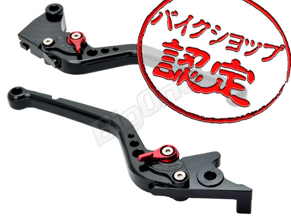 他の方発送× ビレット レバー R-Type 黒/赤 Ninja250 KLX125 Z250 KLX250