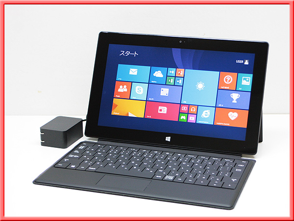 ■美品！TypeCover付/10.6W/Win 8.1RT/Office♪Surface RT 64GB