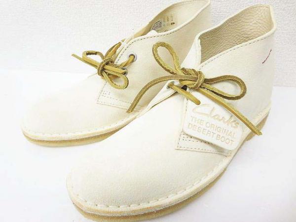 未使用 クラークス clarks チャッカ ブーツ スエード usa7 1/2