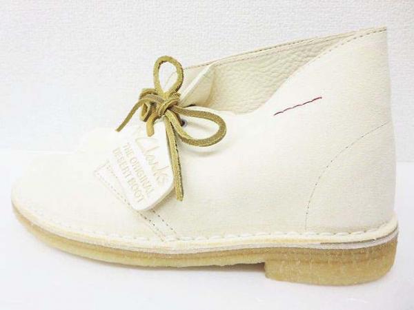 未使用 クラークス clarks チャッカ ブーツ スエード usa7 1/2